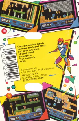 Metal Army (UK) (1988) box cover back